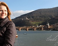 Linda Gohr - am Neckar beim Schloss Heidelberg...
